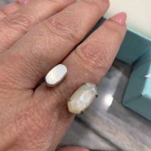 Kendra Scott silver open ring size 6/7